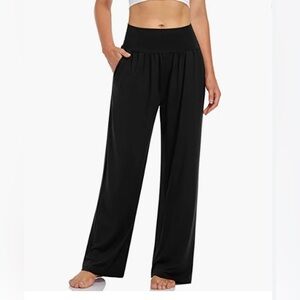 Nwt black wide leg 2x pants oversized casual fancy
